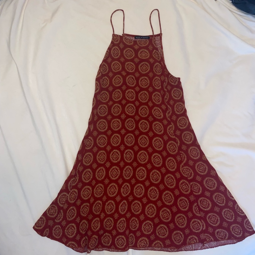 Brandy Melville Fit & Flare High Neck Dress